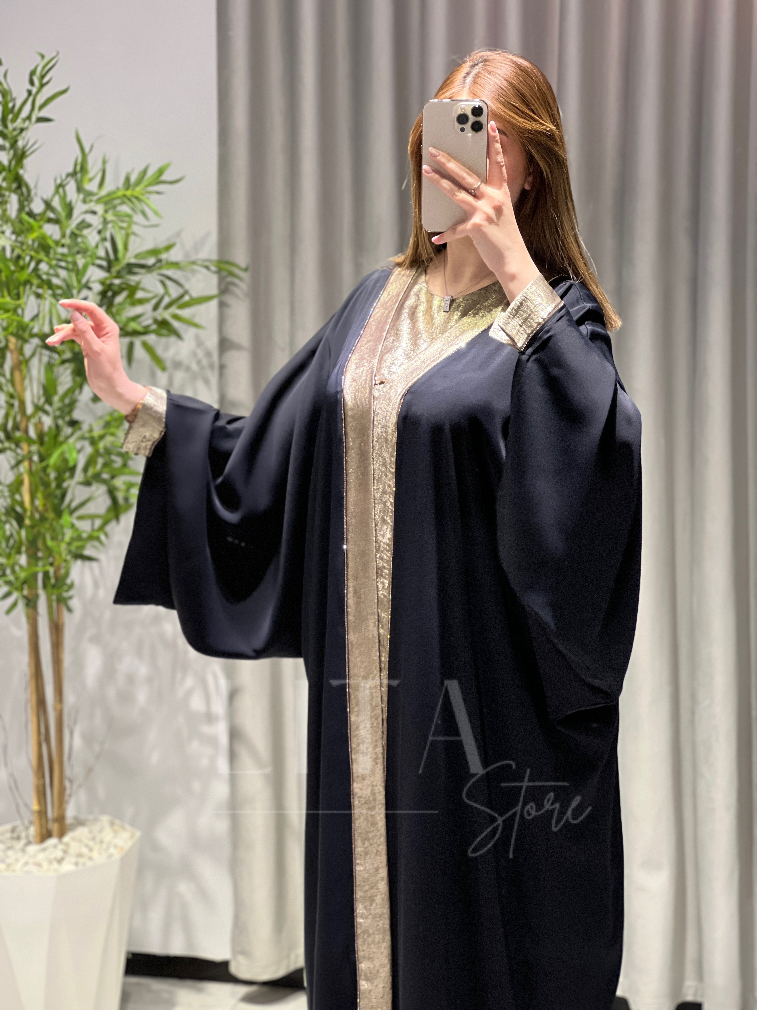 Abaya deux pièces avec foulard