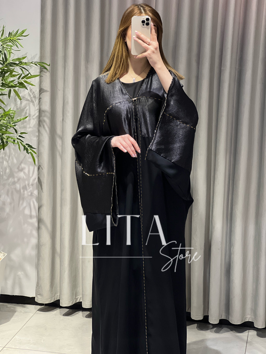 Abaya deux pièces avec foulard